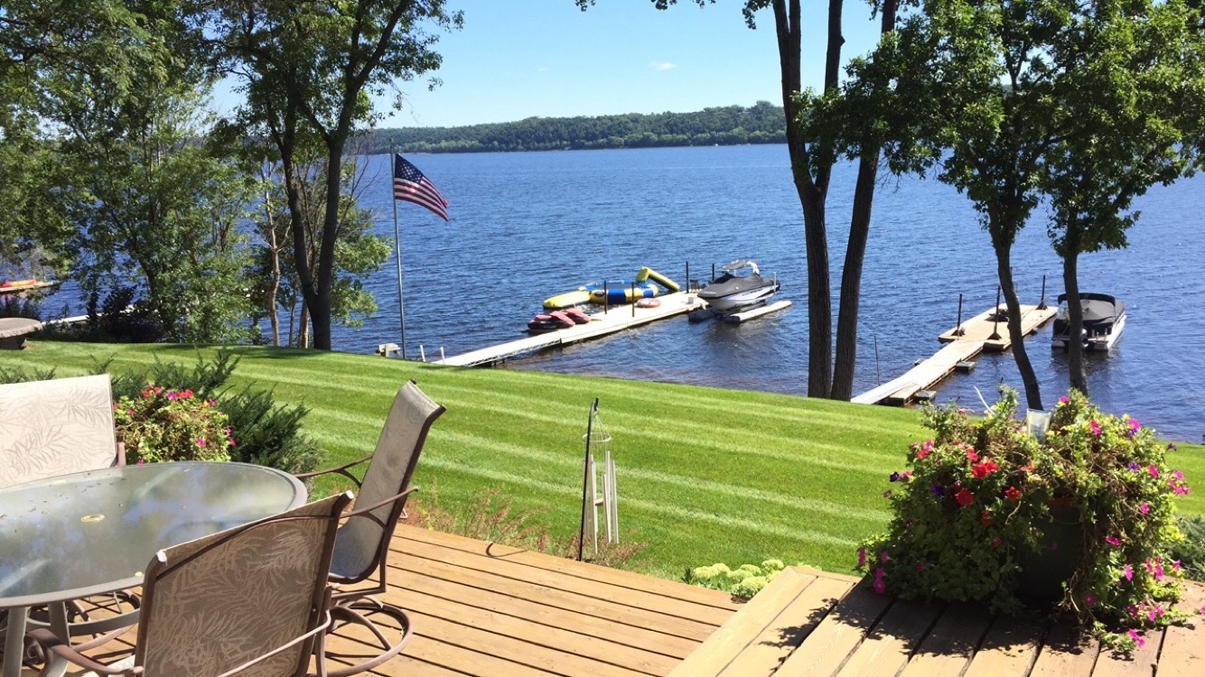 Residential lawn maintenance by North Ridge Outdoor Services