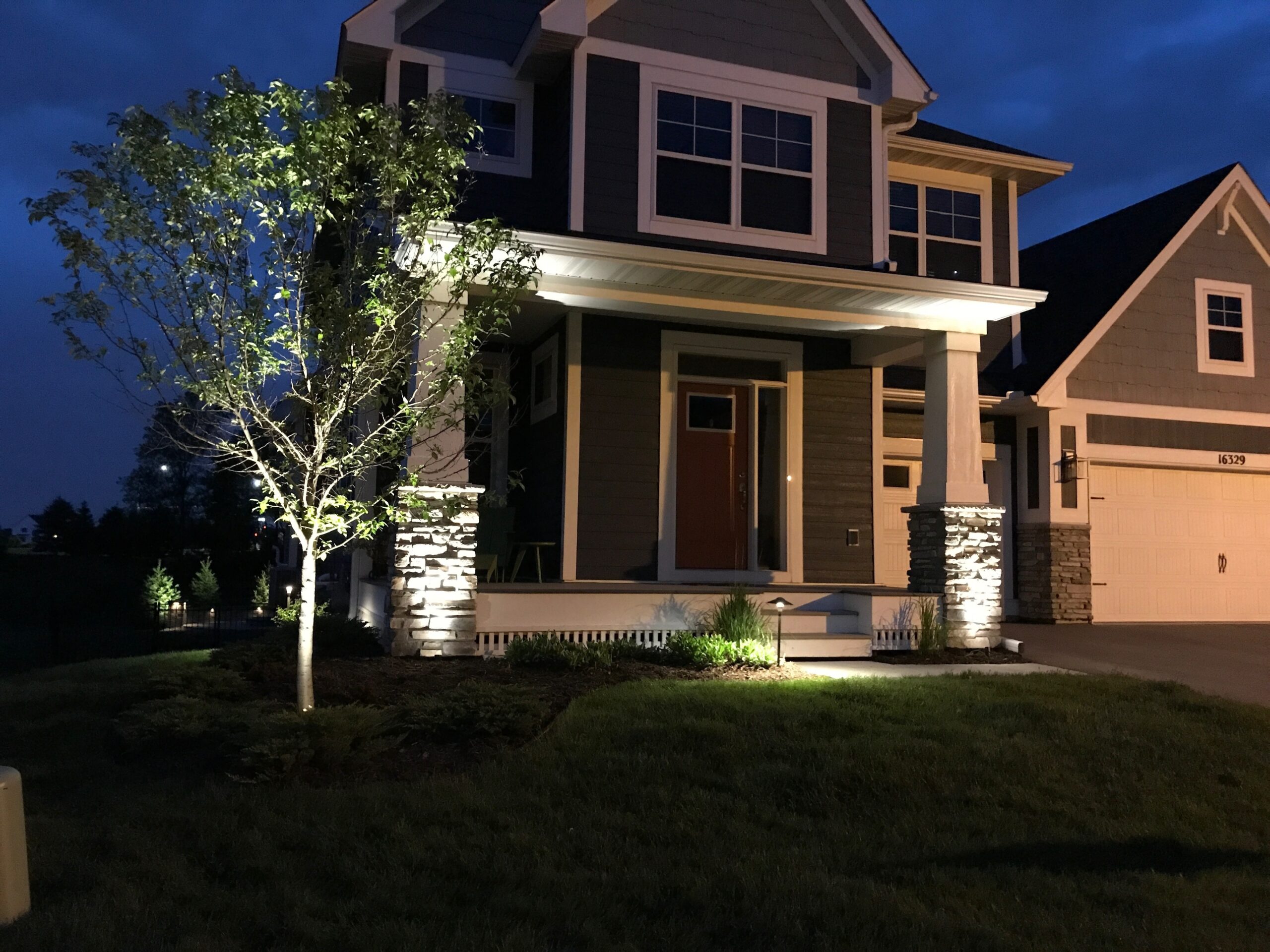 Landscape lighting by North Ridge Outdoor Services