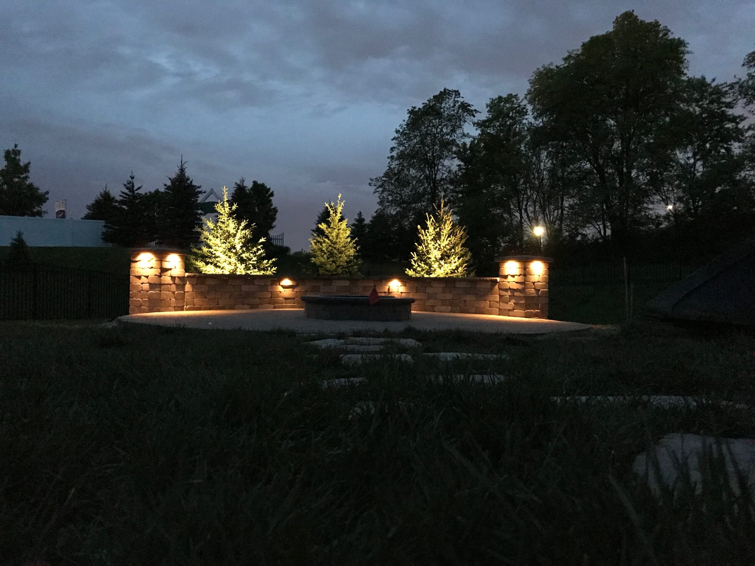 Landscape lighting by North Ridge Outdoor Services