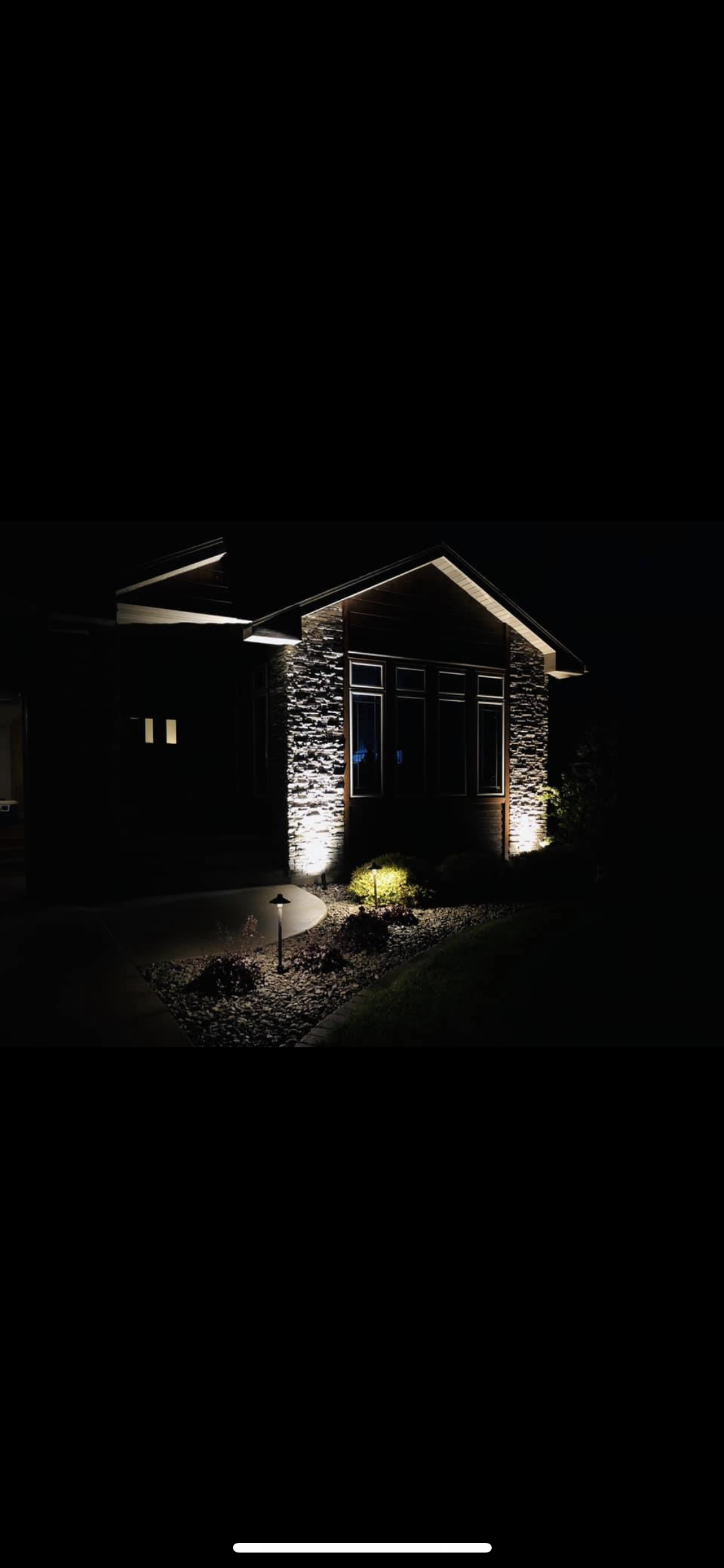 Landscape lighting by North Ridge Outdoor Services