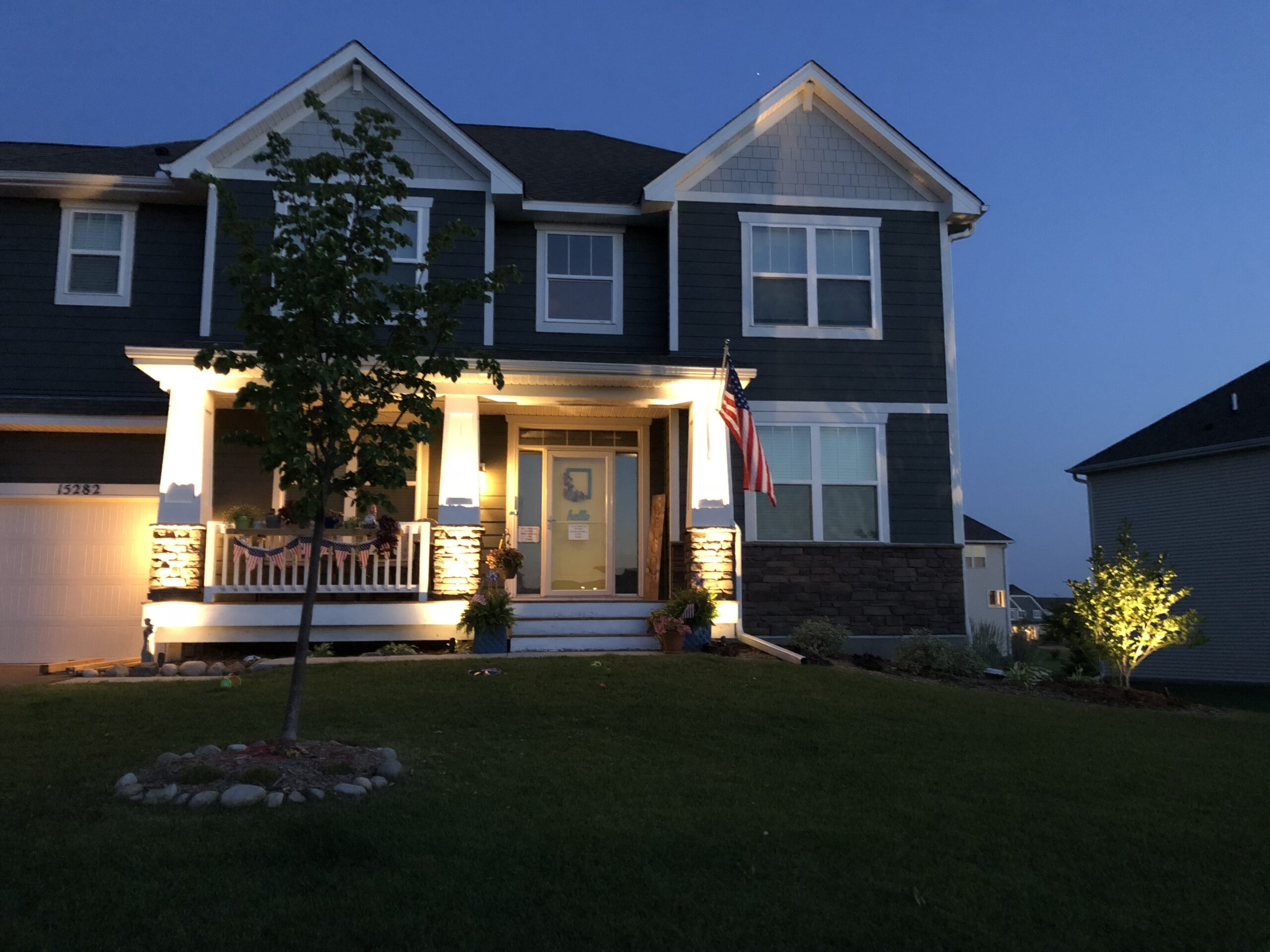 Landscape lighting by North Ridge Outdoor Services