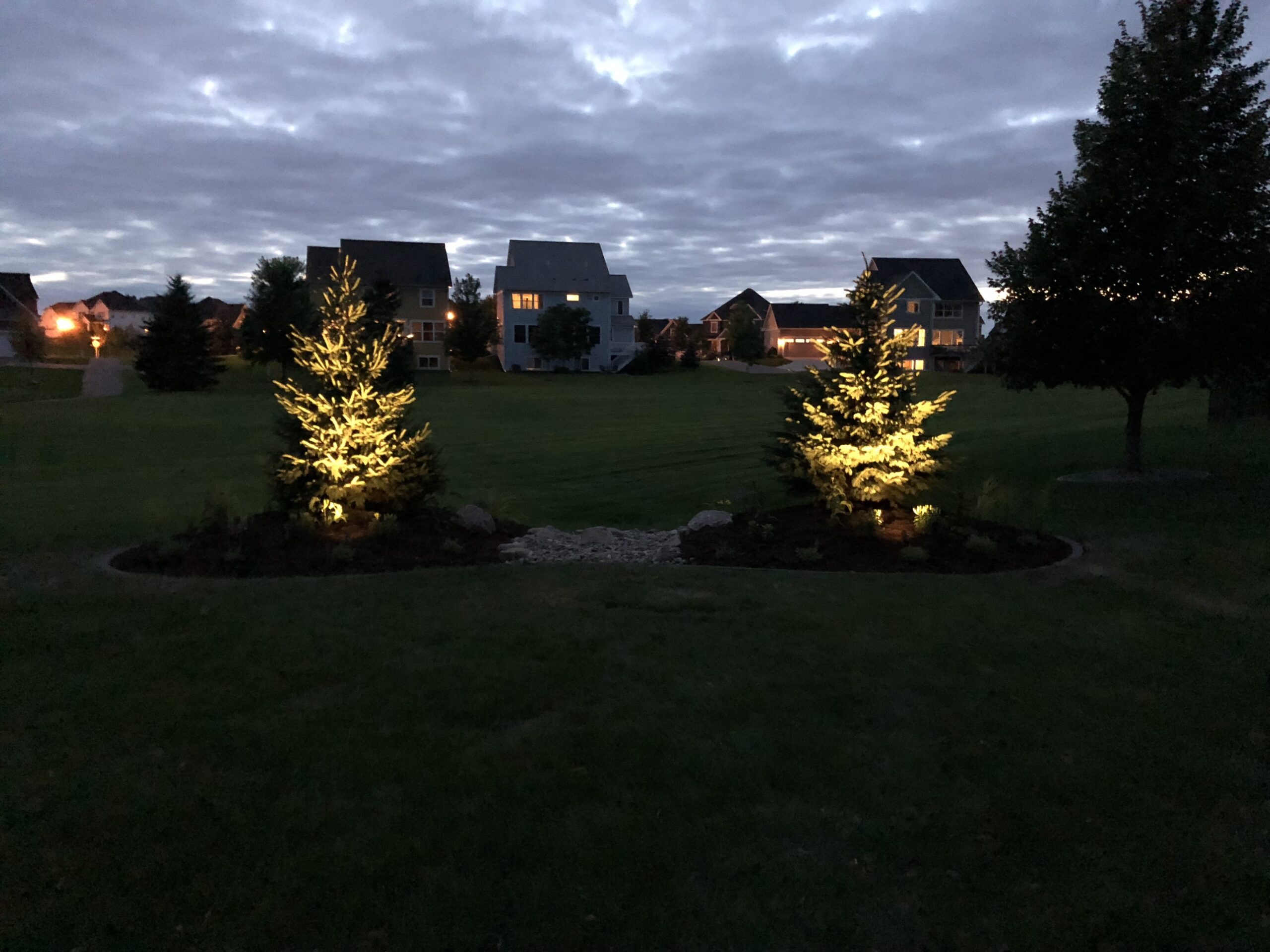 Landscape lighting by North Ridge Outdoor Services