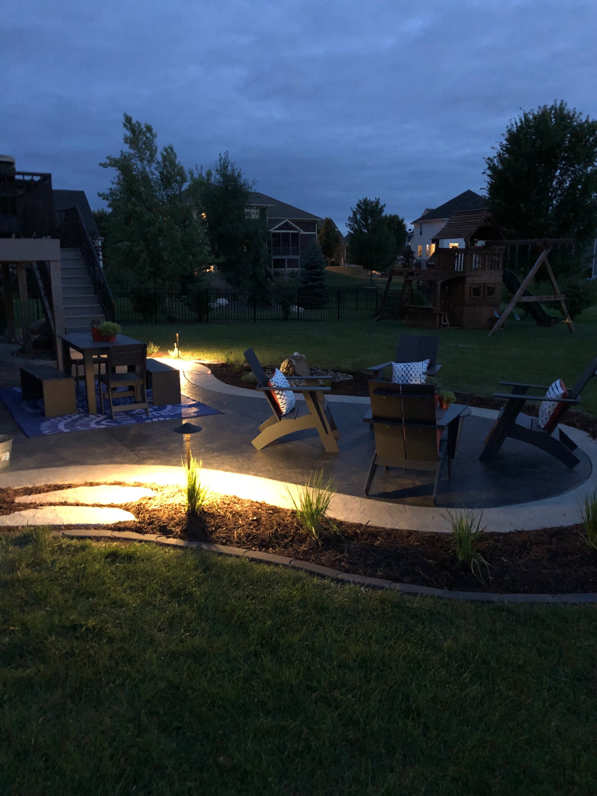 Landscape lighting by North Ridge Outdoor Services