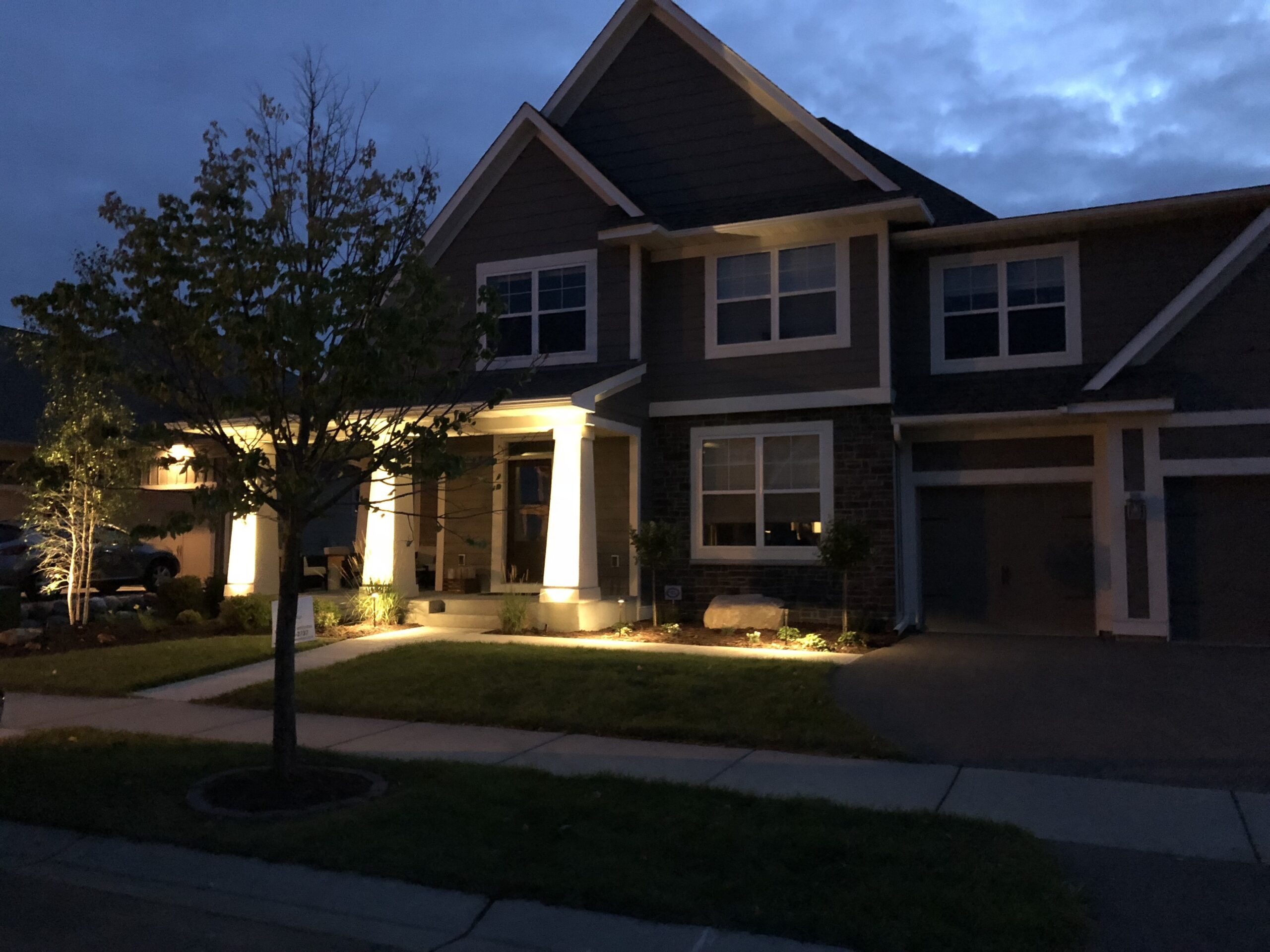Landscape lighting by North Ridge Outdoor Services