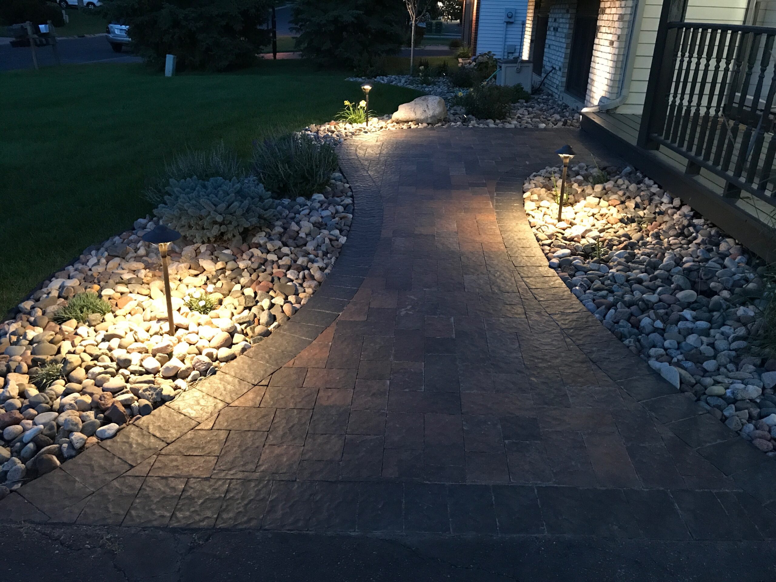 Landscape lighting by North Ridge Outdoor Services