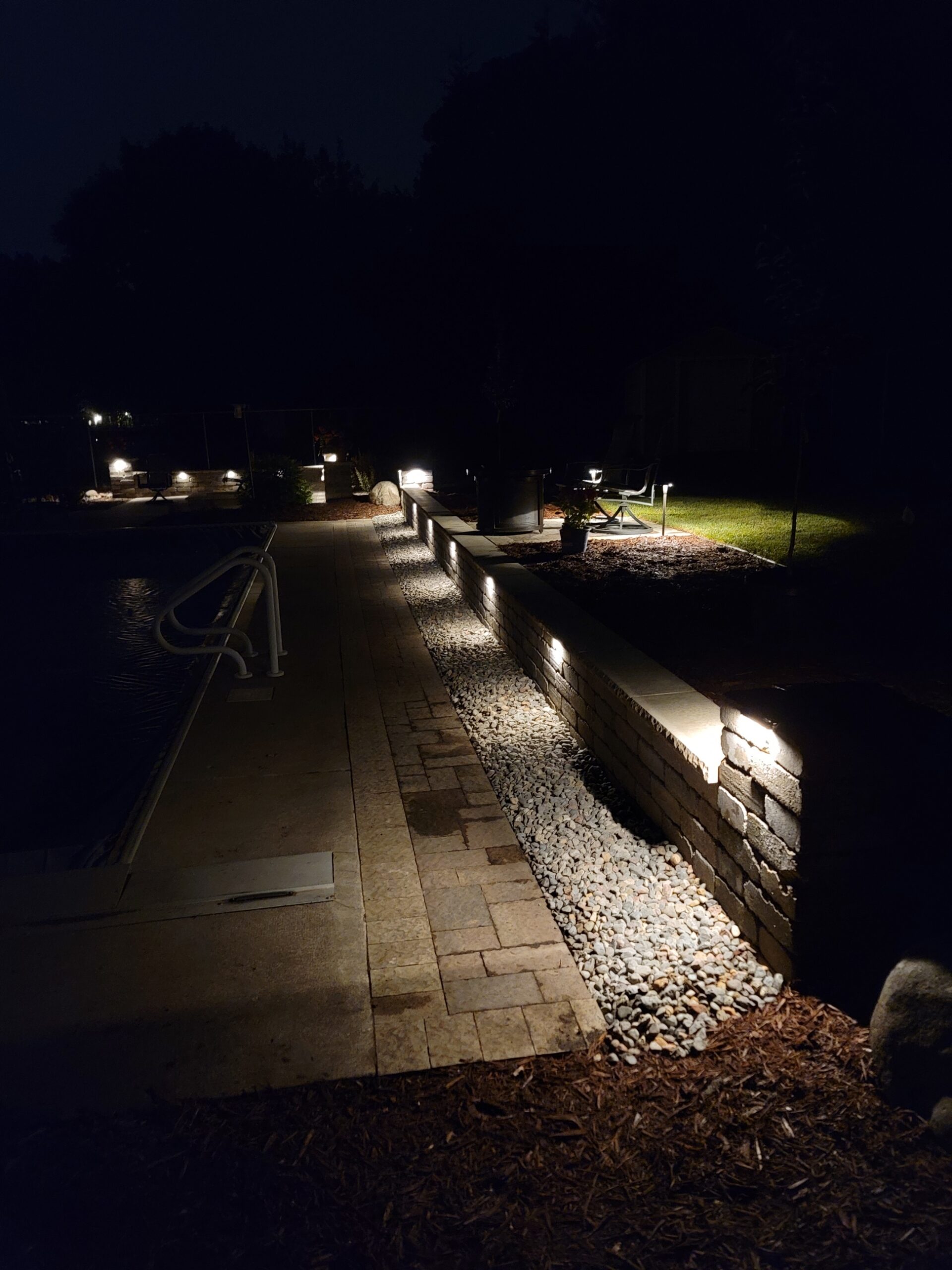 Landscape lighting by North Ridge Outdoor Services
