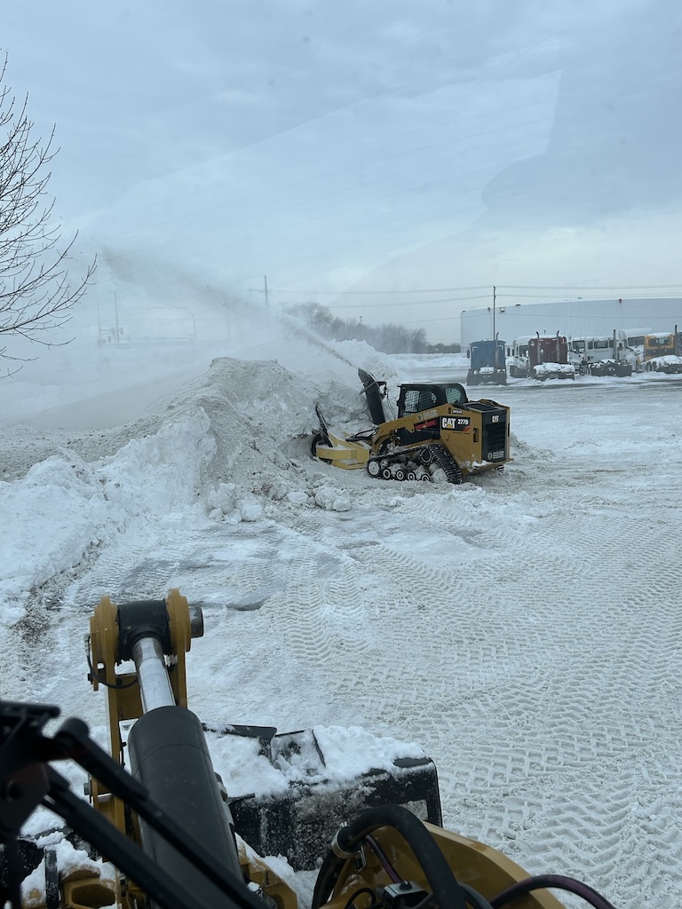 Commercial snow and ice removal by North Ridge Outdoor Services
