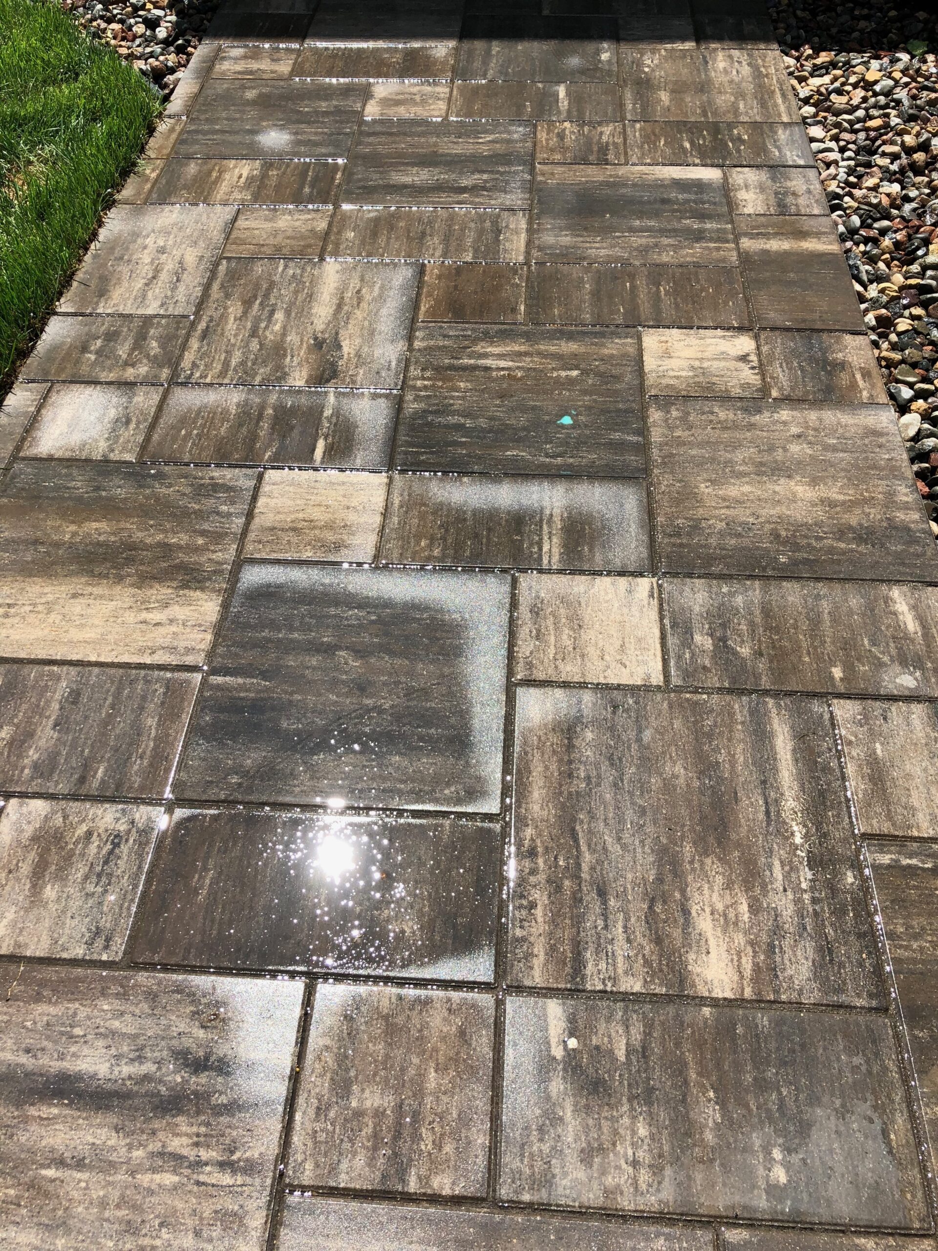 Walkway and pathway installation by North Ridge Outdoor Services