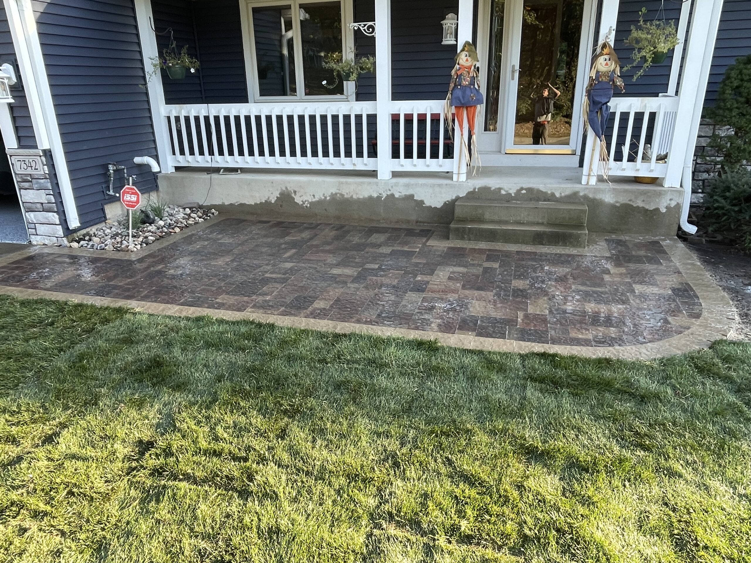 Walkway and pathway installation by North Ridge Outdoor Services