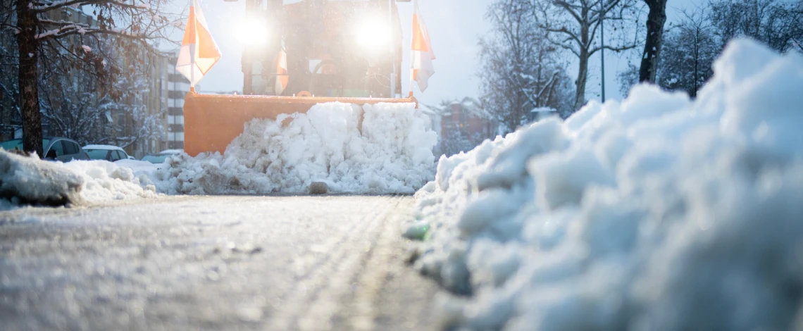 property managers prepare for the first snowstorm